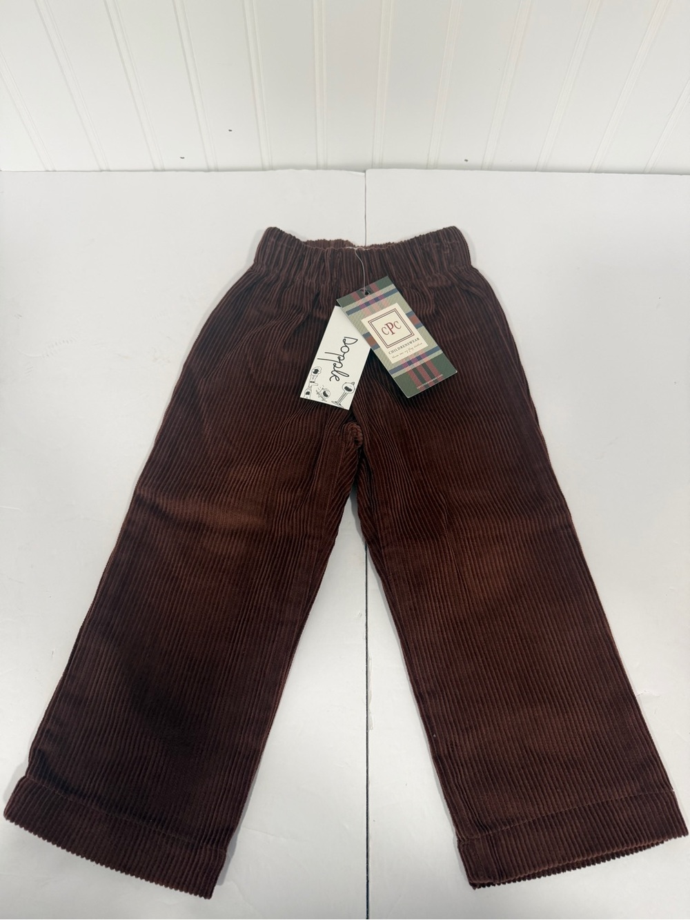 12-18 M CPC Childrenwear Brown Slim Myles Pants